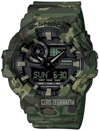 Casio G-Shock Ekran LCD/Żywica z tworzywa sztucznego Ø53.4 mm GA-700CM-3AER