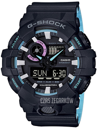 Casio G-Shock Ekran LCD/Żywica z tworzywa sztucznego Ø53 mm GA-700PC-1AER