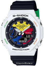 Casio G-Shock Wielokolorowy/Żywica z tworzywa sztucznego Ø45.4 mm GAE-2100RC-1AER
