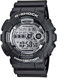 Casio G-Shock Czarny/Żywica z tworzywa sztucznego Ø51.2 mm GD-100BW-1ER