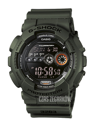 Casio G-Shock Czarny/Żywica z tworzywa sztucznego Ø51.2 mm GD-100MS-3ER