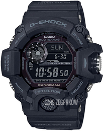 Casio G-Shock Ekran LCD/Żywica z tworzywa sztucznego Ø53 mm GW-9400-1BER