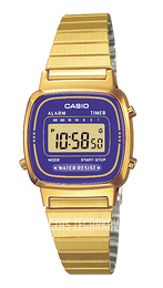 Casio Collection Stal w odcieniu złota 30.3x24.6 mm LA670WEGA-6EF
