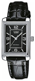 Casio Collection Czarny/Skóra LTP-1234PL-1A
