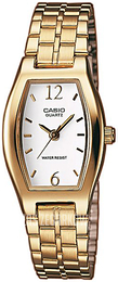 Casio Casio Collection Biały/Stal w odcieniu złota LTP-1281PG-7AEG