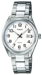 Casio Collection Biały/Stal Ø30.2 mm LTP-1302D-7BVEF
