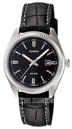 Casio Collection Czarny/Skóra Ø30.2 mm LTP-1302L-1AVEF