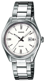 Casio Collection Biały/Stal Ø30 mm LTP-1302PD-7A1VEF