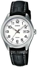 Casio Collection Biały/Skóra Ø30 mm LTP-1302PL-7BVEF