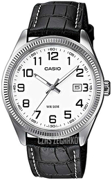 Casio Collection Biały/Skóra Ø30 mm LTP-1302PL-7BVEG