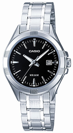 Casio Collection Czarny/Stal Ø31.2 mm LTP-1308D-1AVEF