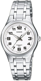Casio Collection Biały/Stal Ø30 mm LTP-1310PD-7BVEG