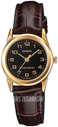Casio Standard Czarny/Skóra Ø25 mm LTP-V001GL-1BUDF