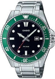 Casio Timeless Collection Standard Czarny/Stal Ø44.2 mm MDV-107D-3AVEF