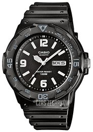Casio Collection Czarny/Żywica z tworzywa sztucznego Ø44.6 mm MRW-200H-1B2VEF