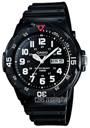 Casio Collection Czarny/Żywica z tworzywa sztucznego Ø43 mm MRW-200H-1BVES