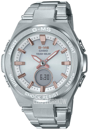 Casio Baby-G Srebrny/Stal Ø48 mm MSG-S200D-7AER