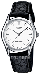 Casio Collection Biały/Skóra Ø33.5 mm MTP-1154E-7AEF