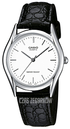 Casio Collection Biały/Skóra Ø39 mm MTP-1154PE-7AEF
