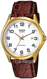 Casio Quartz Biały/Skóra Ø40 mm MTP-1188PQ-7BEF