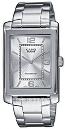 Casio Collection Srebrny/Stal 44x29 mm MTP-1234D-7AEF