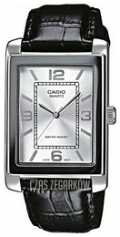 Casio Collection Srebrny/Skóra 44x29 mm MTP-1234L-7AEF