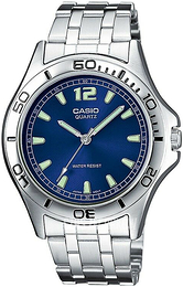 Casio Casio Quartz Niebieski/Stal Ø47 mm MTP-1258PD-2AEF