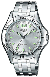 Casio Collection Srebrny/Stal Ø47 mm MTP-1258PD-7AEF