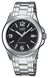 Casio Collection Czarny/Stal Ø38.4 mm MTP-1259D-1AEF