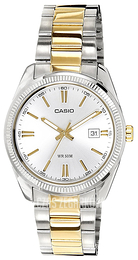 Casio Collection Srebrny/Stal w odcieniu złota Ø39 mm MTP-1302SG-7A