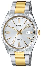 Casio Srebrny/Stal w odcieniu złota Ø38.5 mm MTP-1302SG-7AVDF