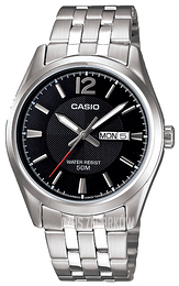 Casio Collection Czarny/Stal Ø38 mm MTP-1335PD-1AV