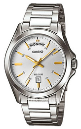 Casio Collection Srebrny/Stal Ø39.8 mm MTP-1370D-7A2VEF