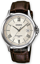 Casio Collection Srebrny/Skóra Ø40 mm MTP-1383L-7AVEF