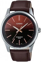 Casio Casio Collection Wielokolorowy/Skóra Ø42 mm MTP-E180L-5AVEF