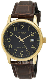 Casio Classic Czarny/Skóra Ø44 mm MTP-V002GL-1BUDF