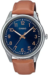 Casio Classic Niebieski/Skóra Ø40 mm MTP-V005L-2B4UDF