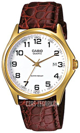 Casio Quartz Biały/Skóra Ø38 mm MTP1188PQ-7BEF