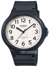 Casio Collection Biały/Żywica z tworzywa sztucznego Ø44 mm MW-240-7BVEF