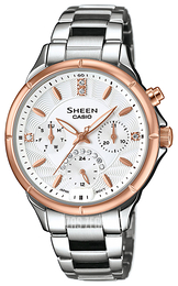 Casio Sheen Biały/Stal Ø35.3 mm SHE-3047SG-7AUER