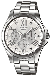 Casio Sheen Srebrny/Stal Ø39.3 mm SHE-3806D-7AUER