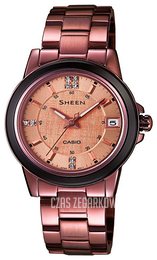 Casio Sheen Bronz/Stal Ø31 mm SHE-4512BR-9AUER
