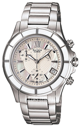 Casio Sheen Biały/Stal Ø35 mm SHE-5516D-7AEF