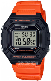 Casio Collection Ekran LCD/Żywica z tworzywa sztucznego W-218H-4B2VEF