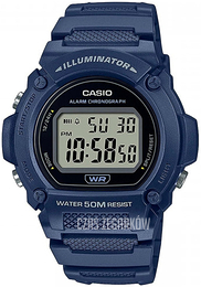 Casio Collection Ekran LCD/Żywica z tworzywa sztucznego Ø47 mm W-219H-2AVEF