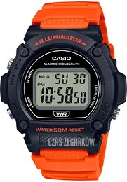 Casio Collection Czarny/Żywica z tworzywa sztucznego Ø47 mm W-219H-4A