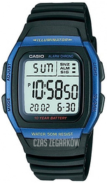 Casio Youth Ekran LCD/Żywica z tworzywa sztucznego W-96H-2AVDF