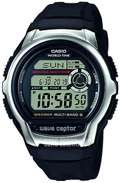 Casio Radio controlled Ekran LCD/Żywica z tworzywa sztucznego Ø44 mm WV-M60-1AER