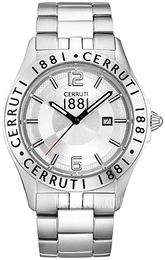 Cerruti 1881 Srebrny/Stal Ø44 mm CRA120SN01MS