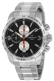 Certina DS Podium Czarny/Stal Ø42 mm C001.427.11.057.01